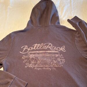 BottleRock Music Festival Napa Valley Zip-Up Hoodie , L , $30
